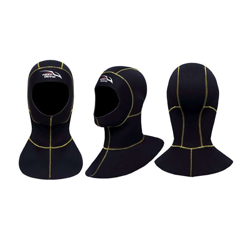 3MM Neoprene Scuba Diving Hood with Shoulder Wetsuit Hood Snorkeling Hat Headgear ALS88