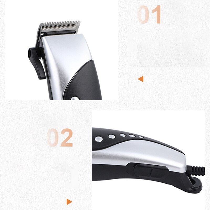 Hair Clippers Kit Machine Cutting Trimmer Tools Grooming Barber Set EU Plug