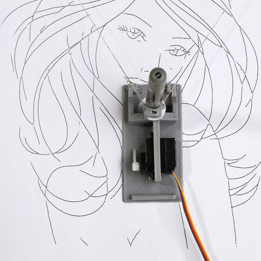 Drawbot dla Arduino Zestaw do majsterkowania Ploter do rysowania linii Malowanie ścian Robot STEM Sprzęt Maker Projekt Części drukowane 3D Zabawka dla dzieci