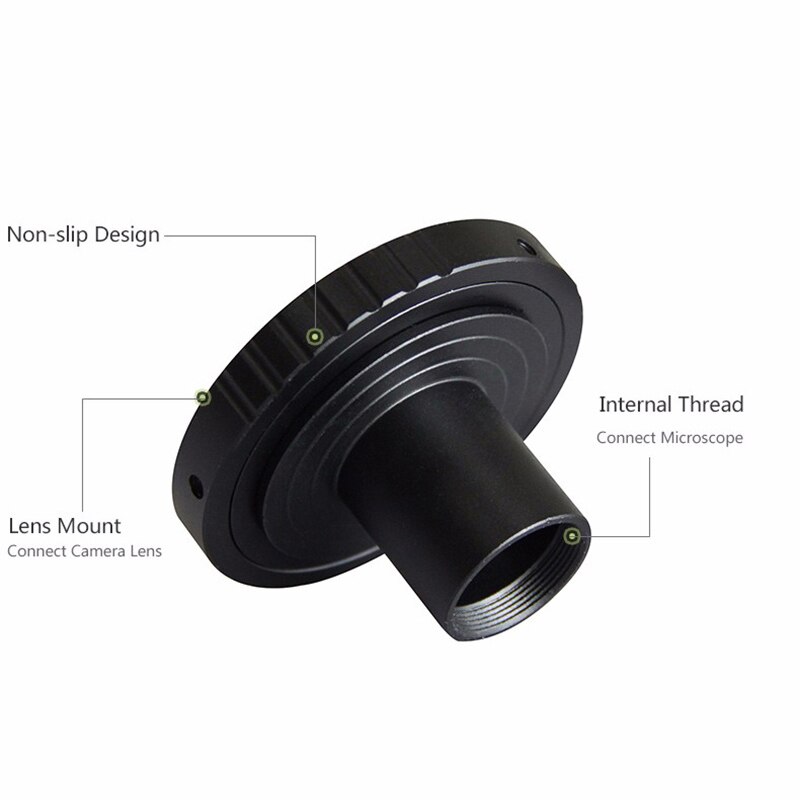 T-ring voor nikon slr-camera / digitale slr-camera-adapter  + 0.91 inch 23.2 mm microscoopadapter