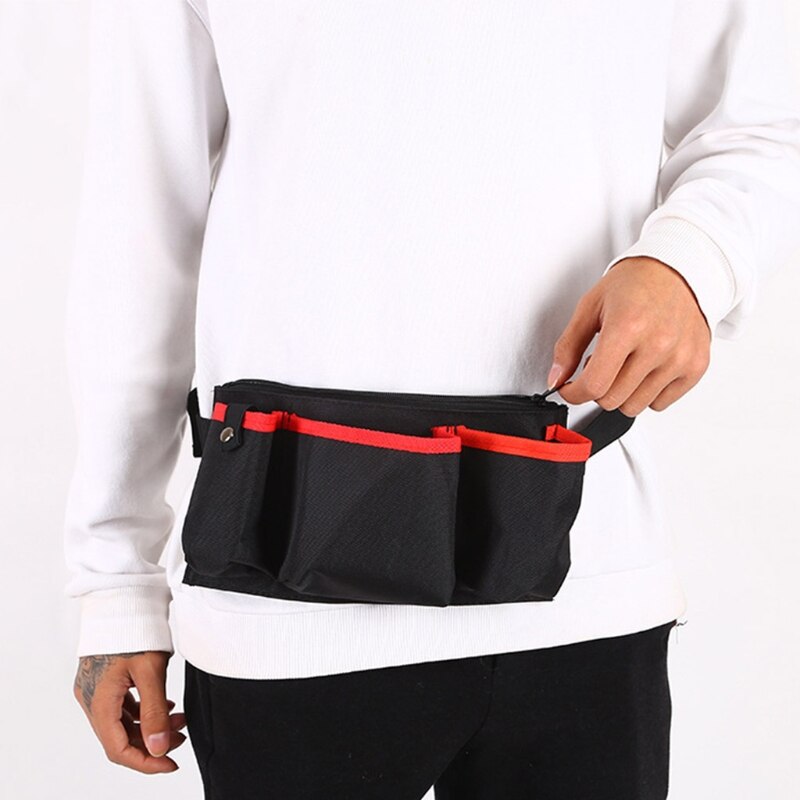 Men Gardening Tool Waist Bag Fanny Pack Adjustable Belt Pouch Hip Bum Purse