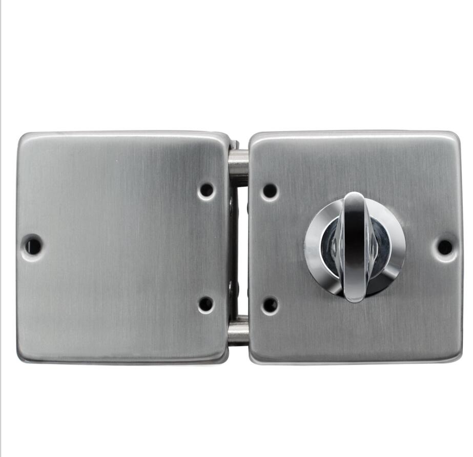 Smart Fingerprint Lock battyer power Fingerprint Gate Door Lock 20 Users for Frameless Glass Door