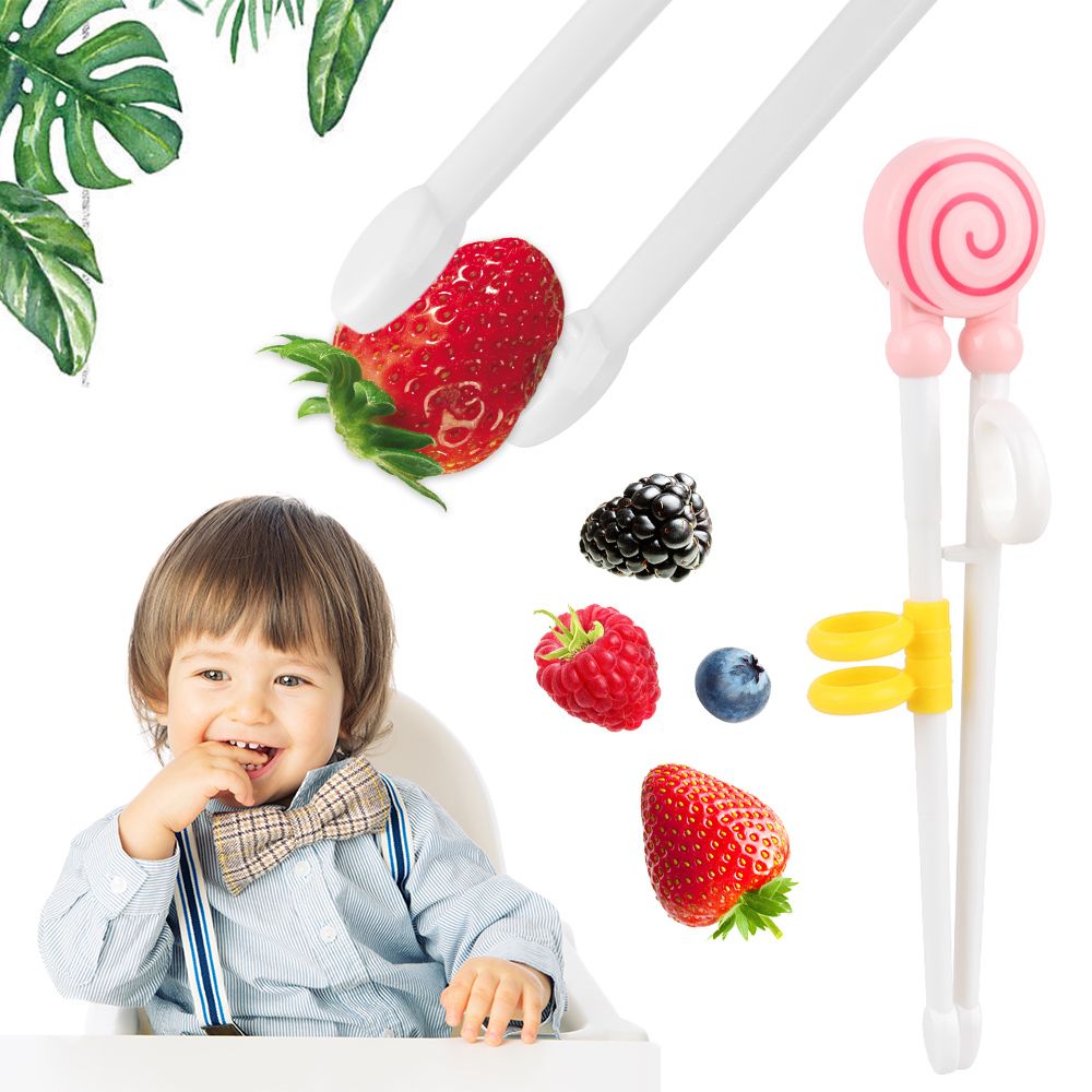 1 Pair Cartoon Chopsticks Children Eating Training Chopsticks Learn Chopsticks Correct Usage Baby Practice Chopstick