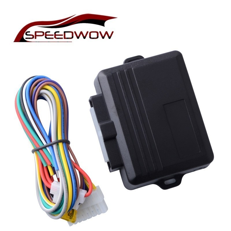 SPEEDWOW Universal Car Power Window Roll Up Closer For 4 Doors Auto Close Windows Remotely Close Windows Module Alarm System