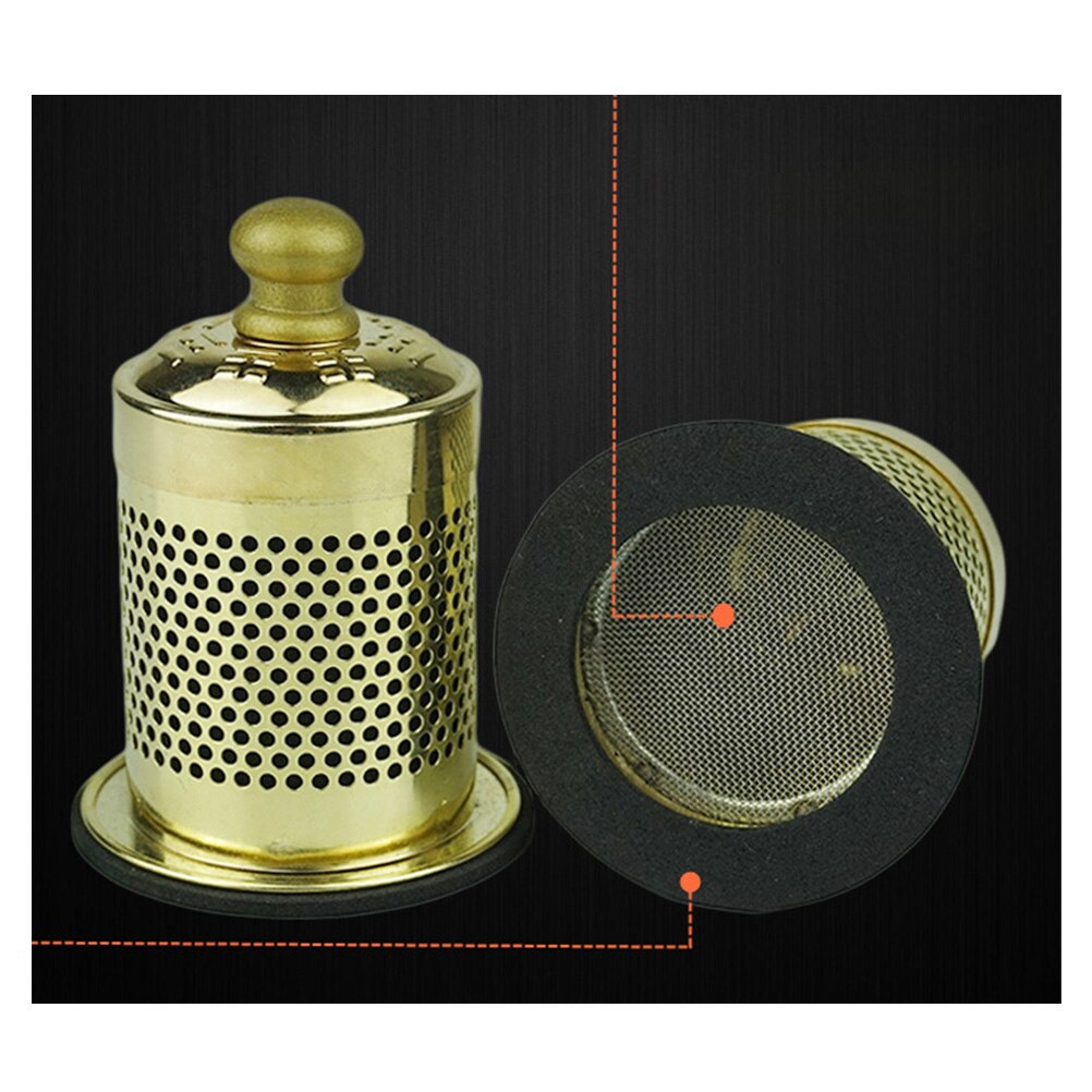 Smokeless Moxibustion Box Acupuncture Heating Therapy Moxa Stick Burner Bag Neck Arm Body Massager (Golden)