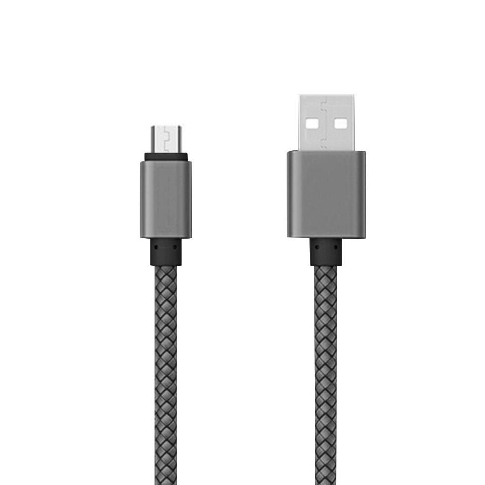 USB Standard Cable Multi-color 1m/2m/3 meter Quick Charge Mobile Phone Fast Charging For Android Phone USB Standard Wire Line: Grey / 3m