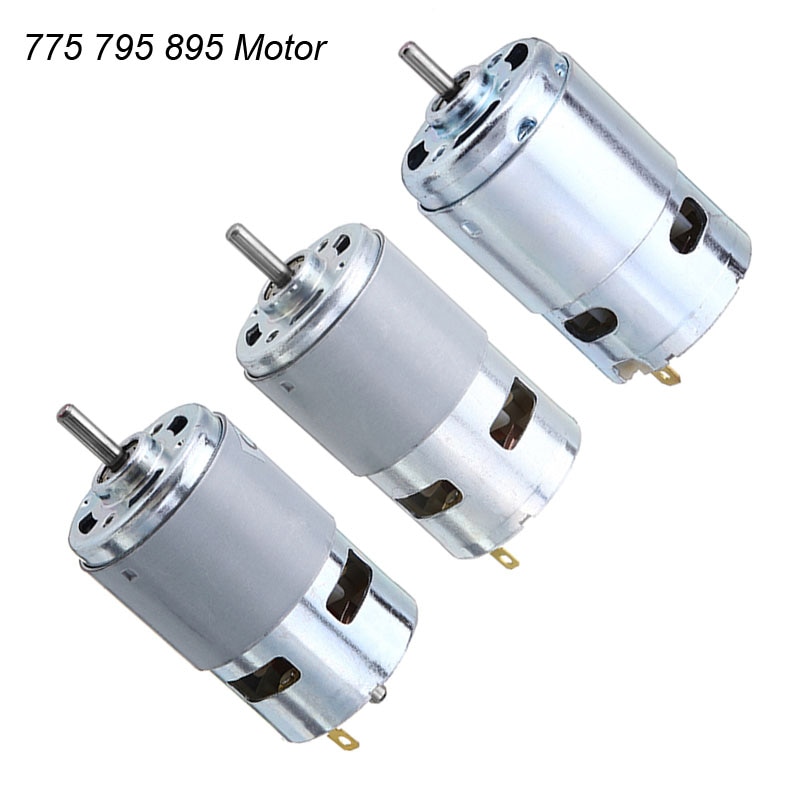 Ball Bearing 775 795 895 Gear Motor 3000-12000 RPM Motor Brush DC 12V Motors Rs 775 Lawn Mower Motor Electric PowerTool