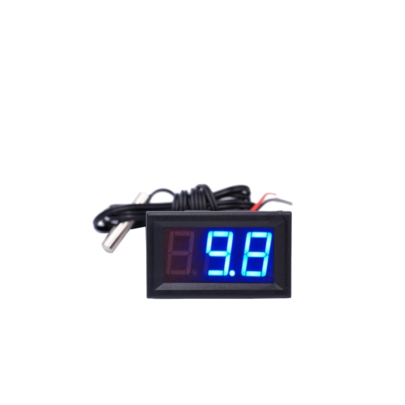 12V Digital Thermometer With Temp Probe Monitoring Meter multi-usage -50~110C Detector 35% off