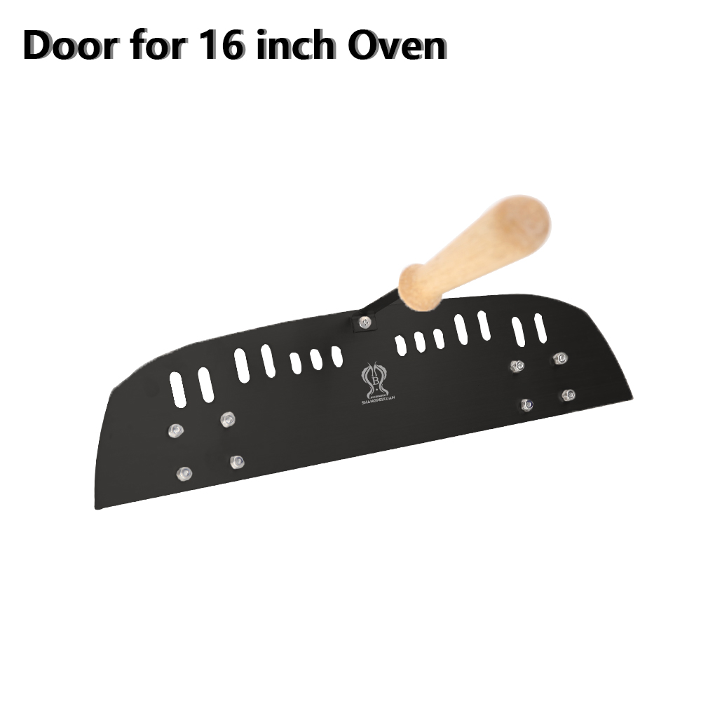 16/12 tommer pizzaovnslåge i rustfrit stål, perfekt størrelse til ooni koda 16/12 tommer: Blomme