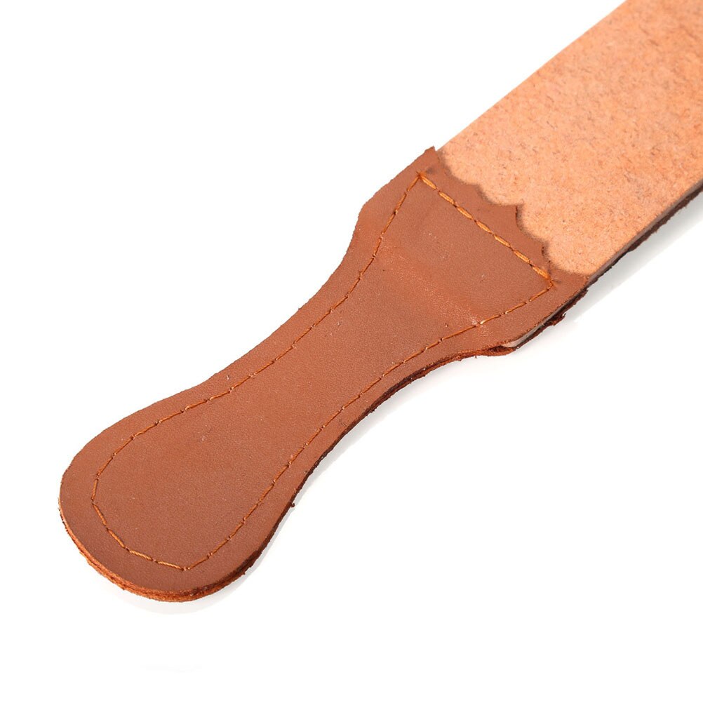 Scherpen Strop Professionele Messenslijper Kapper Leer Strop Scheermes Fold Mes Lederen Scheren Strop Riem Op Verkoop