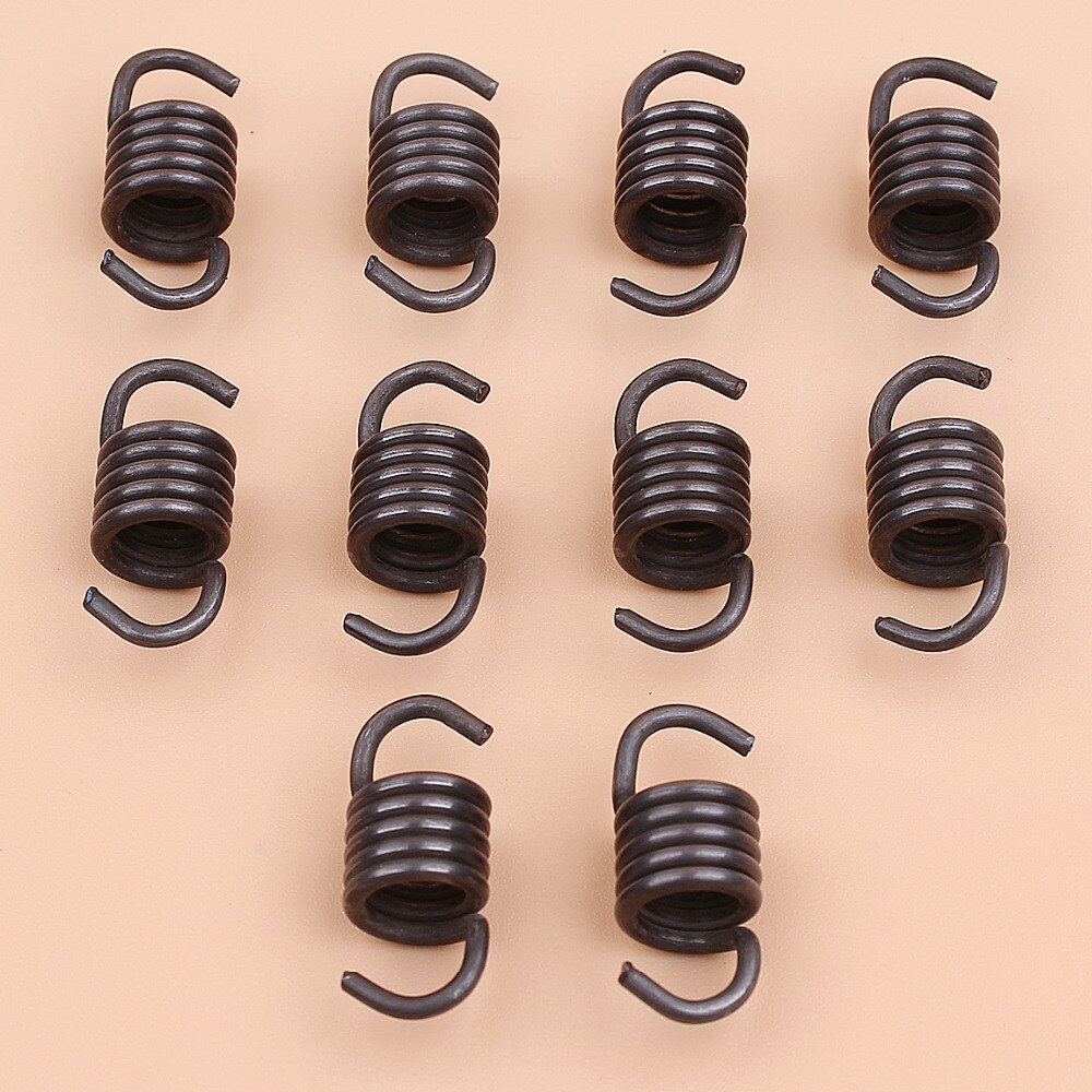 10pcs/lot Chainsaw Clutch Spring fit Chinese 2500 Zenoah Komatsu G2500 25cc Timberpro Lawnflite Small Gasoline Chain Saw Spares
