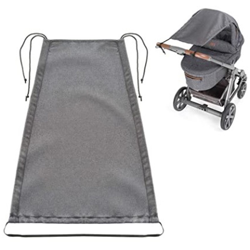 Universal stroller sunshade, stroller sunshade canopy, cover for strollers, car seat accessories, stroller cap, sun hood: White