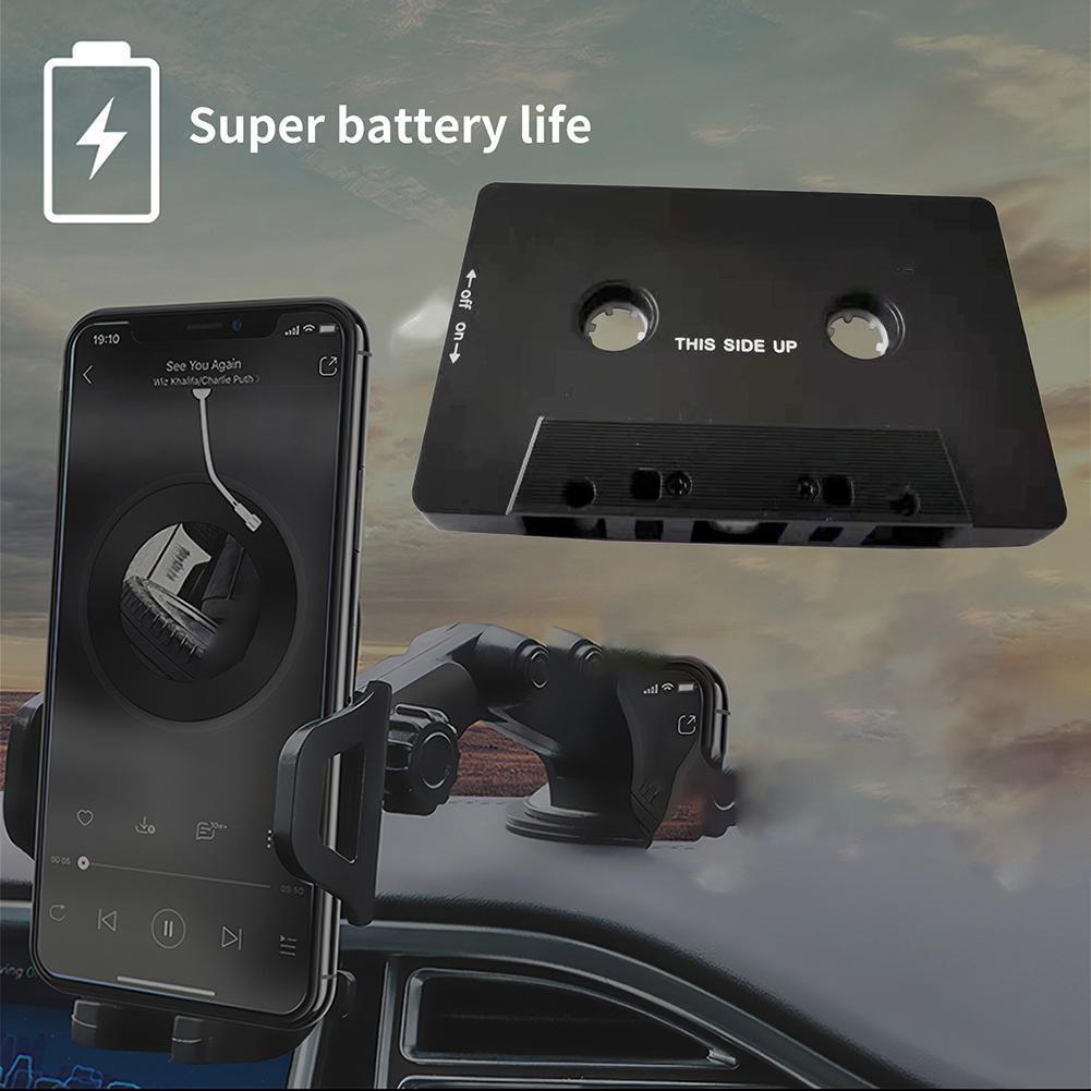 Universal Car Audio Cassette Tape, Aux Stereo Adapter para MP3 Player
