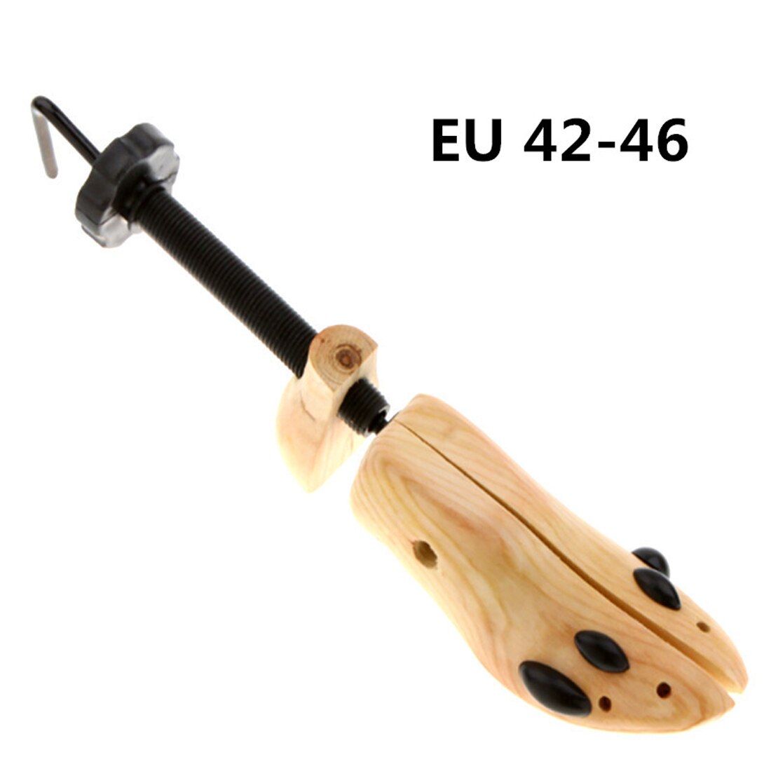 1Pcs Wooden Shoe Support Shoe Tree Adjustable 2-Way Shoe Stretcher Shaper Rack Men Women Shoe Expander: L