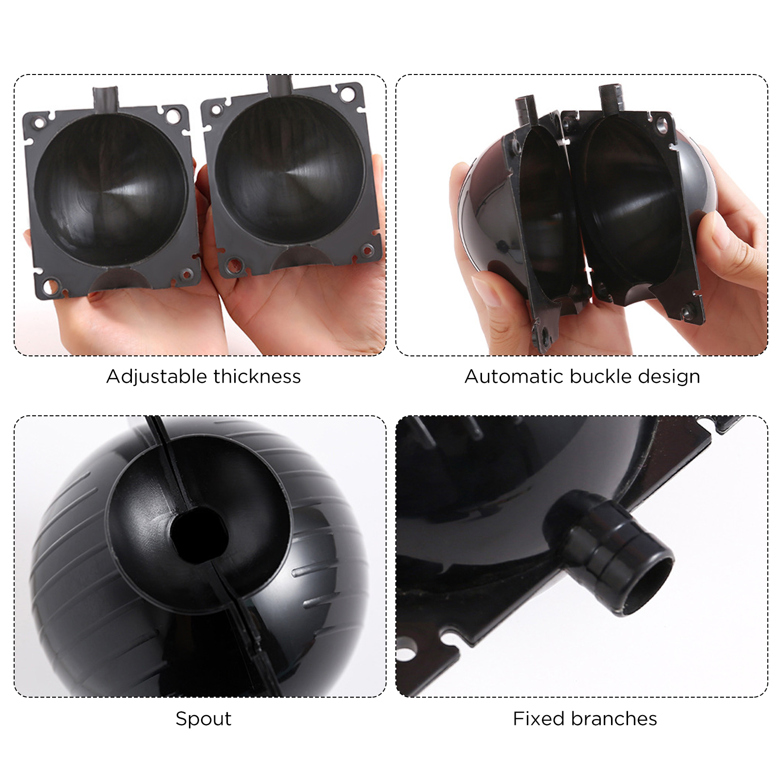 5 Pack Tree Root Growing Box Rooting Ball Grafting Tools Reusable High Pressure Tree Rooter Air Layering Propagation Kit