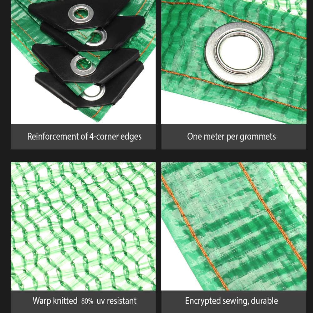 Square Rectangle Shade Sail Sun Awning Garden Awnings Sun Shelter Garden Patio Sunshade Protection Canopy Outdoor Garden Net