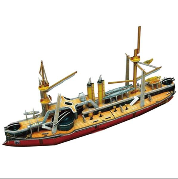 3D Puzzle DIY Puzzle giocattolo Del Bambino Del Capretto apprendimento Precoce Castello Costruzione modello regalo Bambini Case Di Puzzle Learning Education Puzz: Puzzle 5