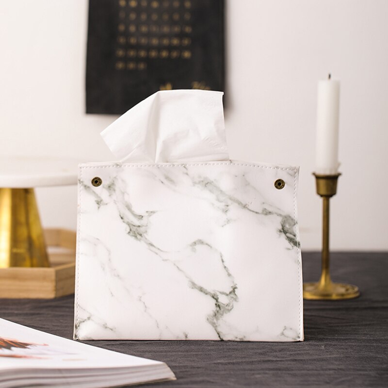 Boîte à Mouchoirs Marbre Beige Naturel – Porte-Mouchoirs Pierre Luxe 14,5 Cm, Ouverture Bas, Élégant Salle De Bain & Salon