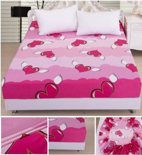 King/Queen Size Fitted Sheet 16 STYLE: Black / Twin