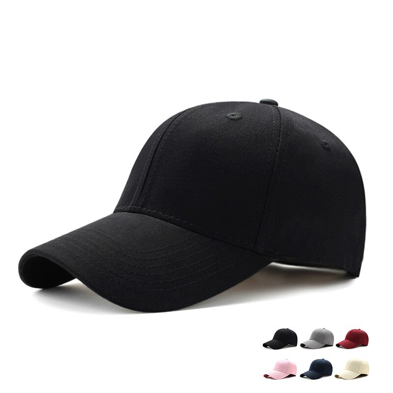 Ajustable de los hombres gorras de béisbol de verano simple curva visera del sol sombreros mujeres gorras de Color liso Casquette para actividades al aire libre Accesorios