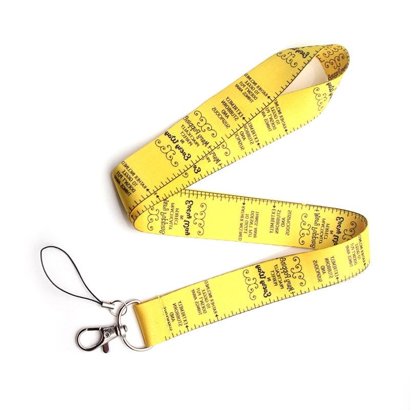 CA120 Giallo collo cinghia cordino per le chiavi della Carta di IDENTIFICAZIONE Cinghie e laccetti per cellulari e smartphone USB distintivo titolare FAI DA TE collo cinghia appendere corda Lariat Cordini