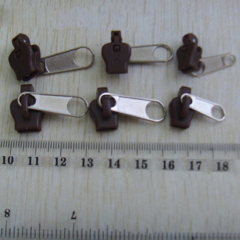 6 pièces glissière curseurs universel remplacement fermeture éclair curseur Kit de réparation instantanée Fix fermeture éclair curseur dents sauvetage directe