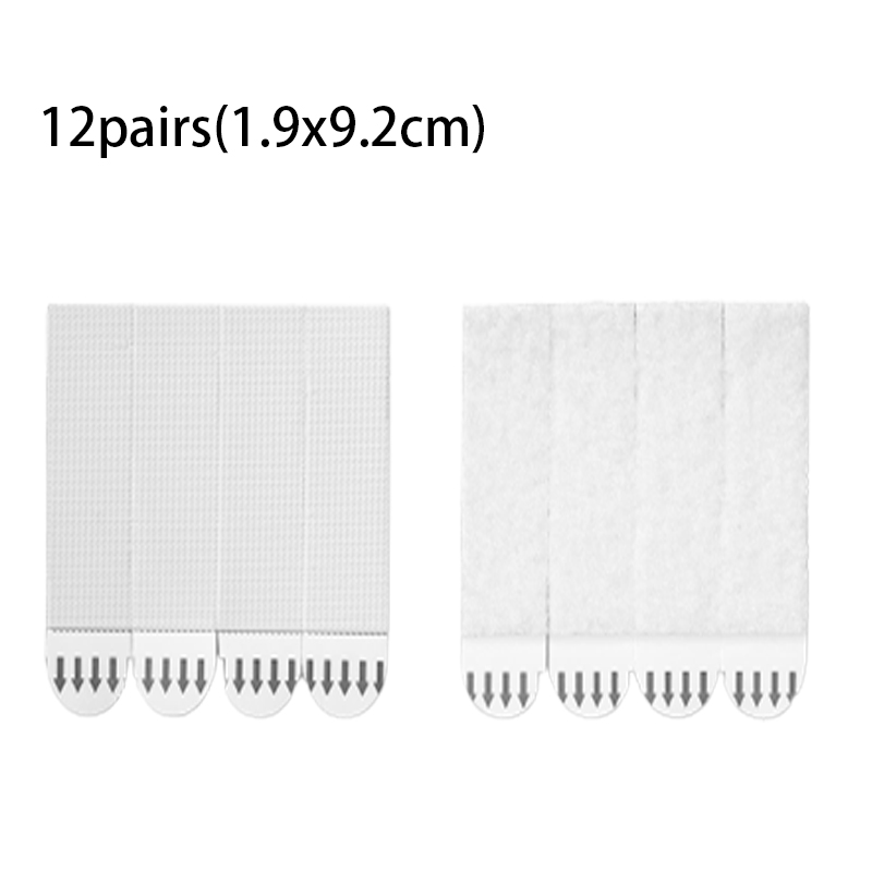 12/24 paia di nastro bianco senza danni, strisce per appendere quadri e cornici, adesivo da parete, gancio, confezione di valore, strisce per appendere quadri: Champagne