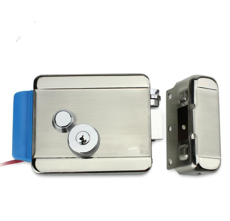 Stainless steel outdoor Electric Gate Door Lock Secure Electric metallic Lock Electronic Door Lock for intercom gate door