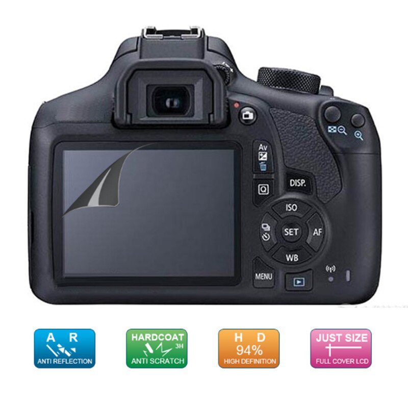 (2 stks, 1 pack) LCD Screen Protector Protector voor Canon EOS 750D Rebel T6i/Kiss X8i/600D T3i Kus X5 Digitale Camera