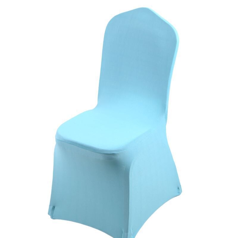 Housse de chaise élastique de couleur unie, pour Banquet, mariage, hôtel, maison, décor de maison: 15