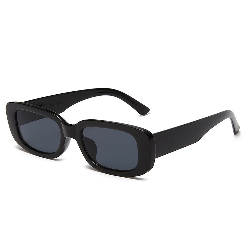 1 @ # de gafas de sol rectangulares pequeñas para mujer, anteojos de sol cuadrados de Vintage, gafas de sol femeninas