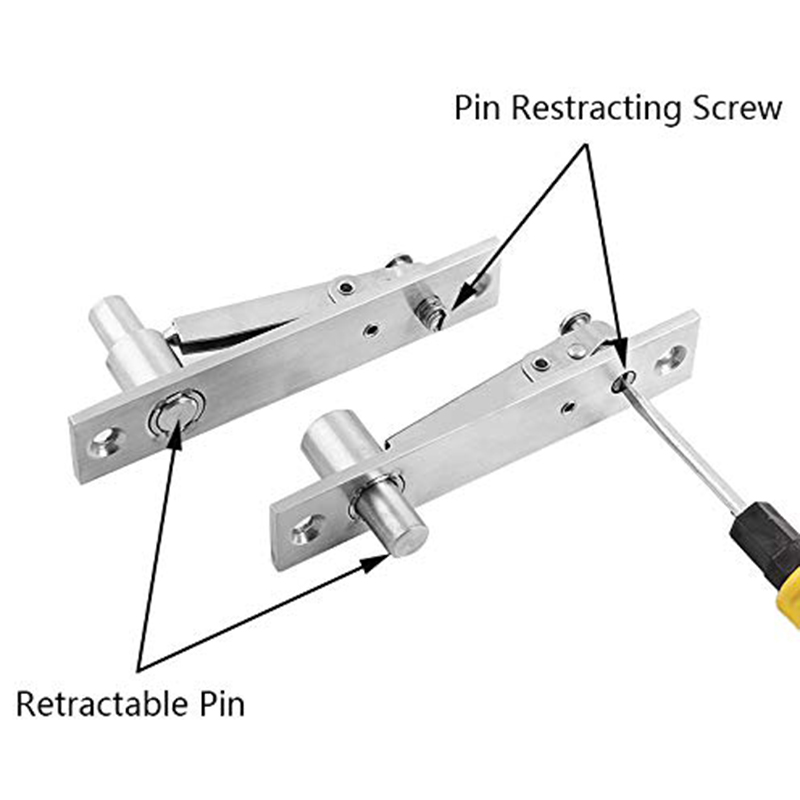 Rvs Pivot Deur Scharnier Zware Pivot Scharnier Voor Houten Deuren 360 Graden As Rvs Murphy Deur Pivot scharnier
