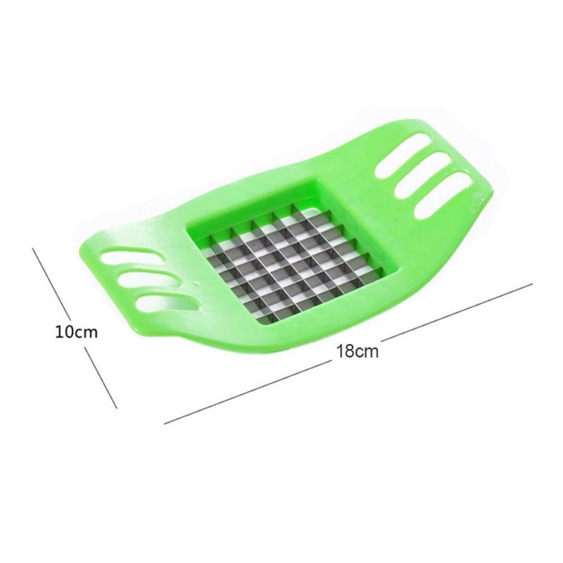 Stainless Steel Vegetable Potato Sharp Slicer Cutter Chopper Chips Making Tool Potato Cutting Fries Tool Kitchen Accessories2021