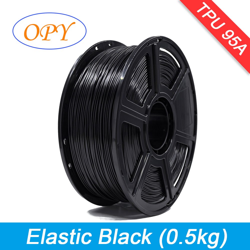 3D Filament Tpu elastyczny 1.75 Mm materiał do drukowania nici natura kolory czarny 0.5Kg 1Kg 10M 100G próbka: SZARY
