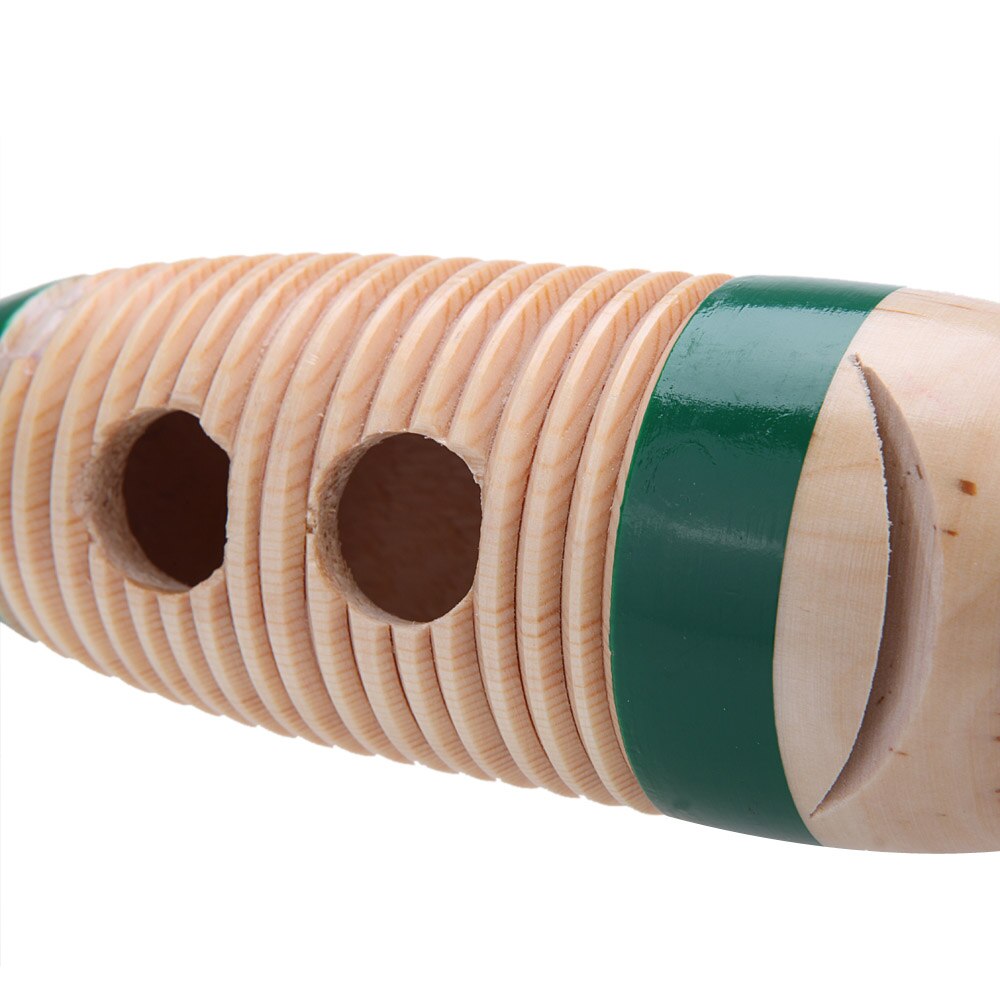 Instrument de Percussion en bois Guiro en forme de poisson coloré pour enfants