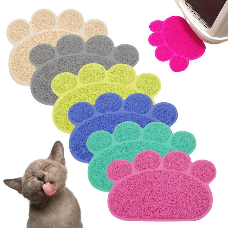 Waterdicht Huisdier Mat Voor Hond Kat Effen Kleur PVC Huisdier Voedsel Pad Huisdier Kom Drinken Mat Hond Voeden Placemat wassen Huisdier Producten