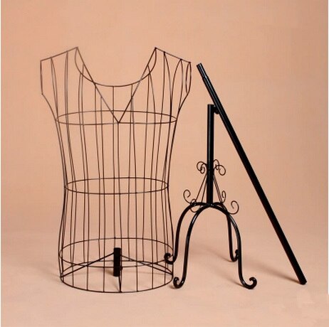 Porte-vêtement en fer pour femme | Mannequin en métal pour vêtements pour femme, modèle en fer, porte-vêtement en métal