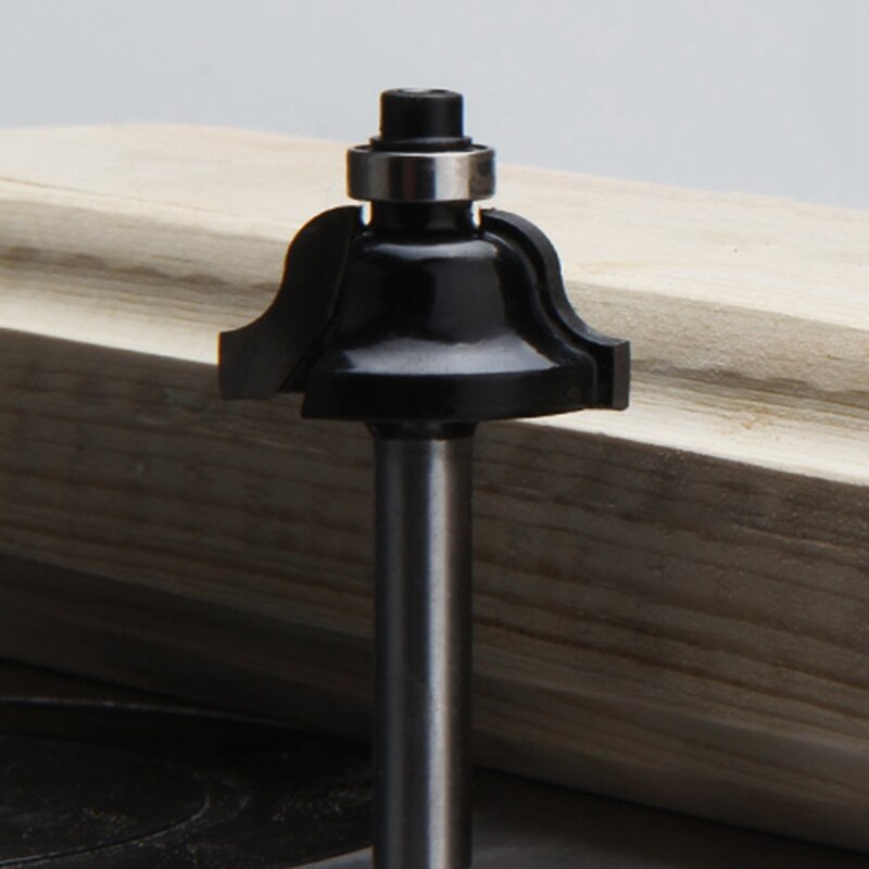 12Pcs 6mm Router Bits Set Shank Tungsten Carbide Router Bit Cutter Set with Wooden Case for Wood