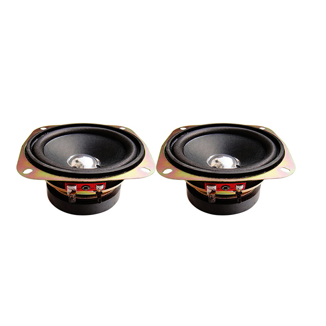 4 Polegada alto-falante gama completa 25w 16ohm mid frequency alta fidelidade amplificador de som unidade alto-falante para estante áudio unidade 2pcs: Default Title