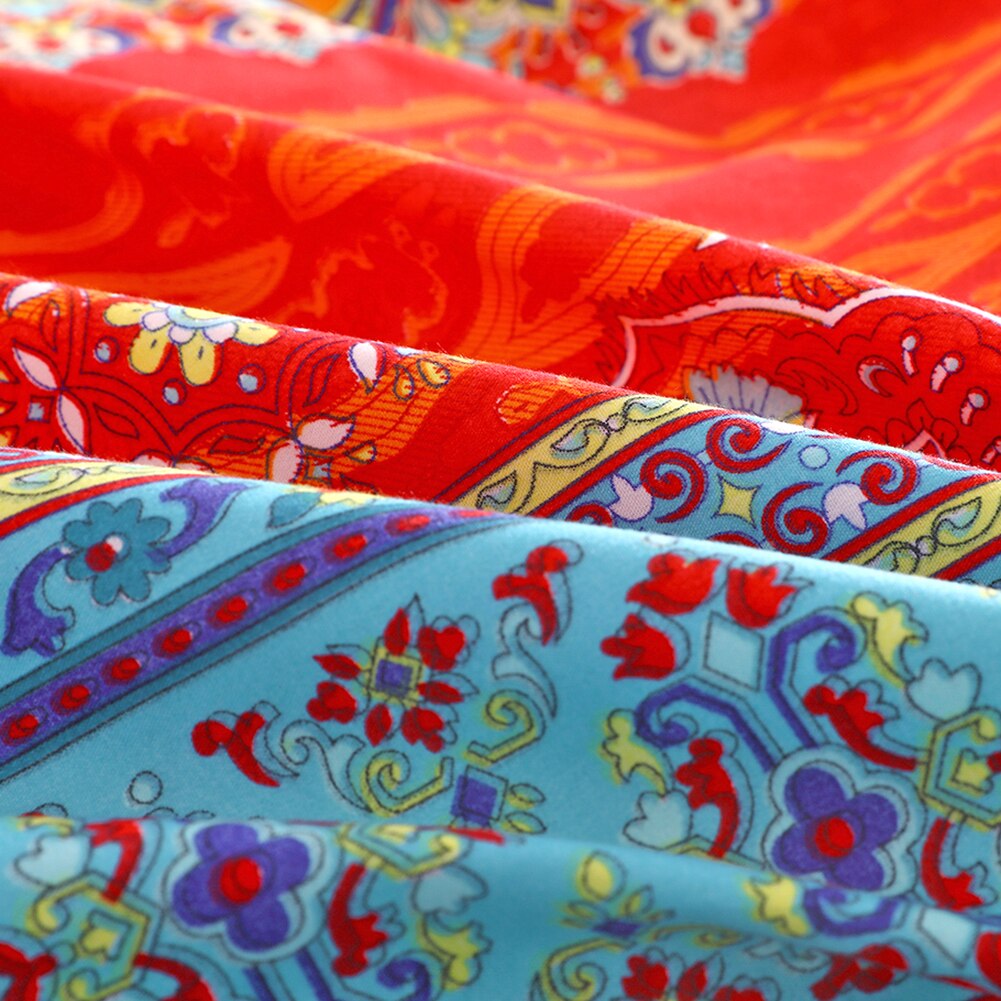 Creatieve Dekbedovertrek Met Kussensloop Mandala Gedrukt Thuis Slaapkamer Hotel Dekbed Machine Wasbaar Beddengoed Set