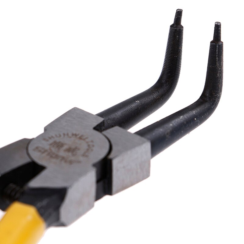 1pc 1m/ 7" Snap Ring Pliers Set Curved Straight Tip Circlip Combination Retaining Clip Mechanical Tools