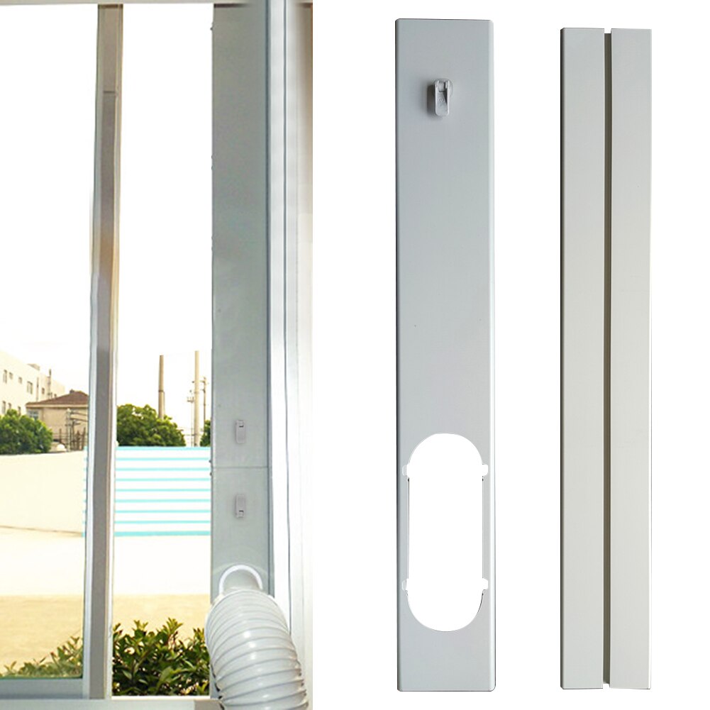 Adjustable Window Adapter Portable Window Sealing Plate Kit Plate Extractor Hose Kit Window Splint Baffle for Air Conditioning