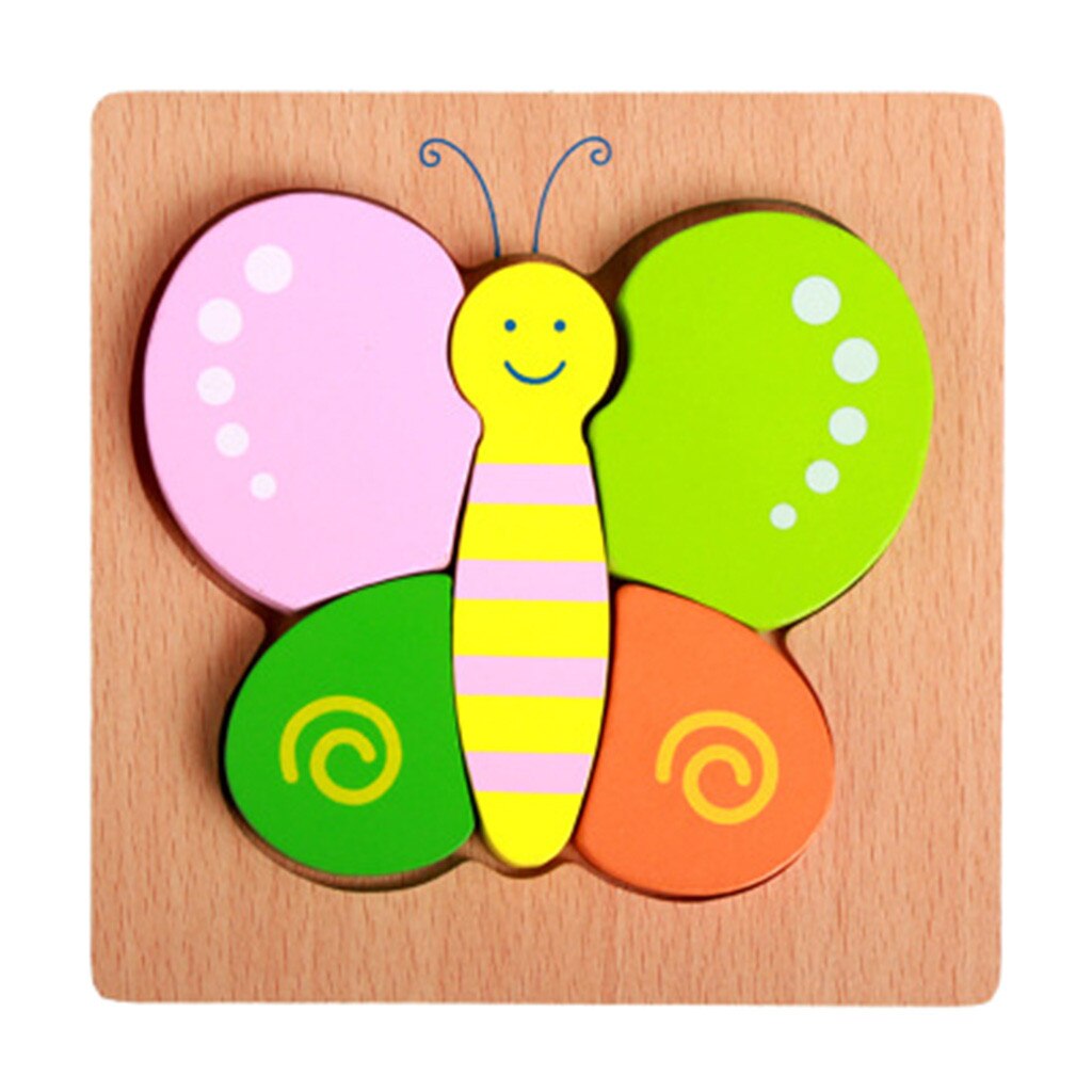 Wooden Animal Puzzles for Toddlers 1 2 3 Years Old Boys Girls Educational Toy
