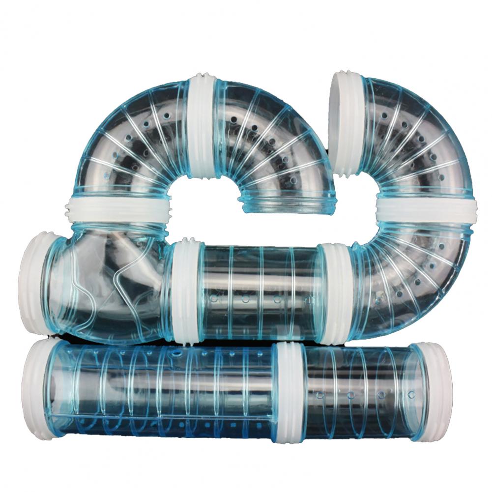1 ensemble Excellent Tunnel de souris, Surface robuste, économie d&#39;espace, tuyau incurvé Hamster en plastique, Cage pour animaux de compagnie