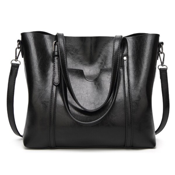 ALCEVR Luxe Handtassen vrouwen tassen Outlet Tote schoudertassen voor Zacht Leer Hoge Capaciteit Vintage Handtas Beroemde: black