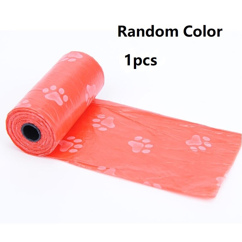 Pet Flavor Green Degradable Waste Bag Poo Bag Degradable Cat Waste Eco-Friendly Bags Outdoor Clean: 1pcs Random Color