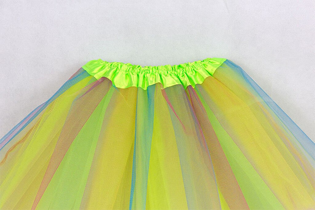 Baby børn nederdel piger prinsesse flerfarvet tutu nederdel børn fest dans tyl ballet nederdel tøj kostume baby nederdele 2-8y