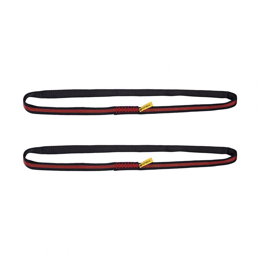 XINDA 180cm 22KN Rock Climbing Rope Safty Climbing Belt Climbing Webbing Outdoor Aerial Work Mountaineering Rappelling Sling
