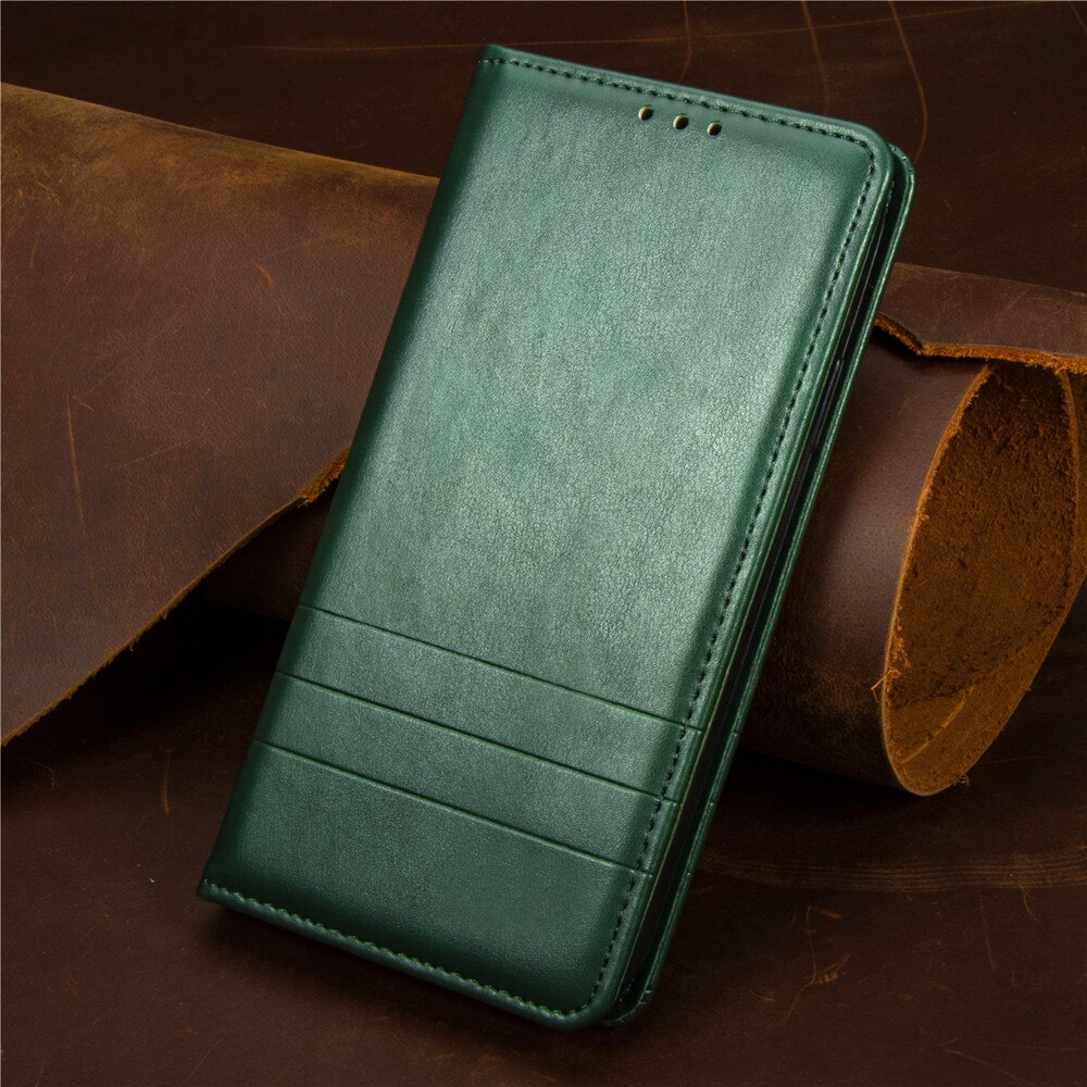 Portemonnee Telefoon Gevallen Voor Bq 6040L Magic Case Bq 6040L Magic Cover Flip Leather & Silicone Pouch Voor Coque Bq 6040L Magic Case Tassen: Green