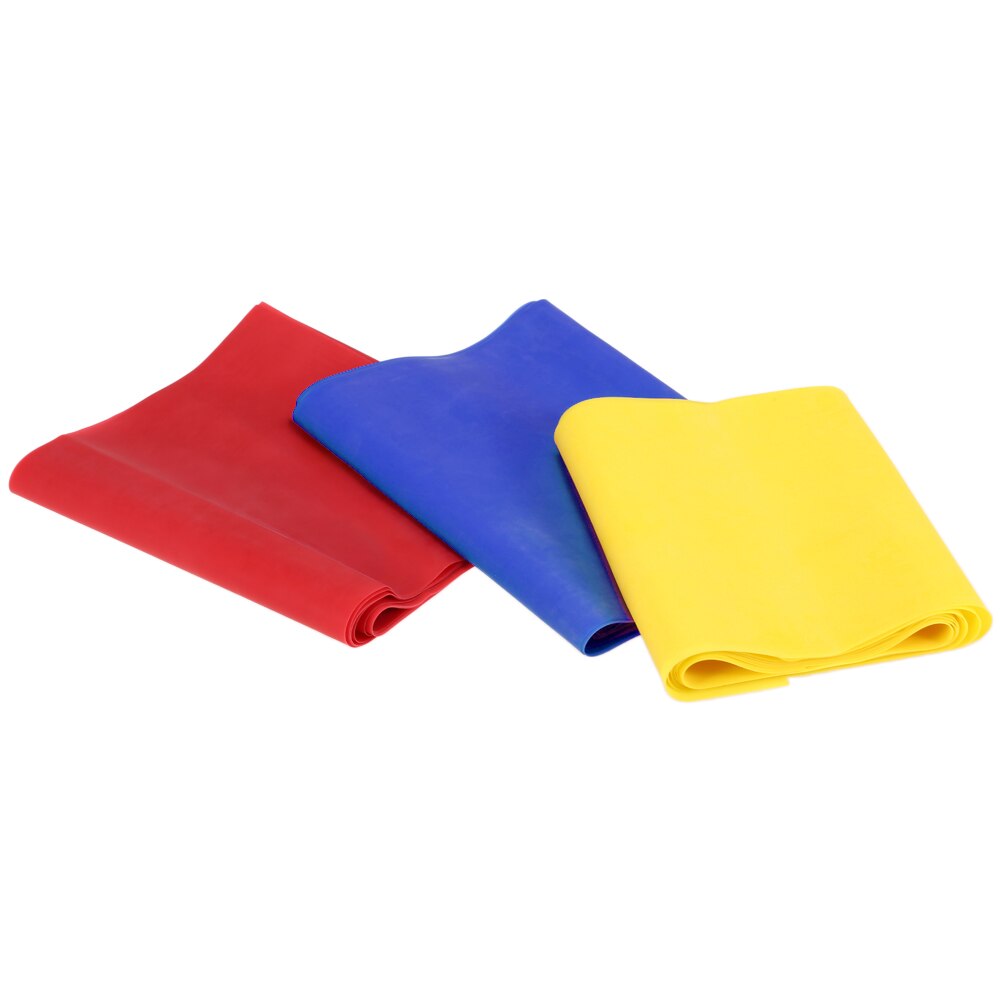 3 PCS Yoga Elastic Resistance Bands Yoga Stretching Bands Fitness Exercise Resistance Bands For Exercises Gym Training Workout